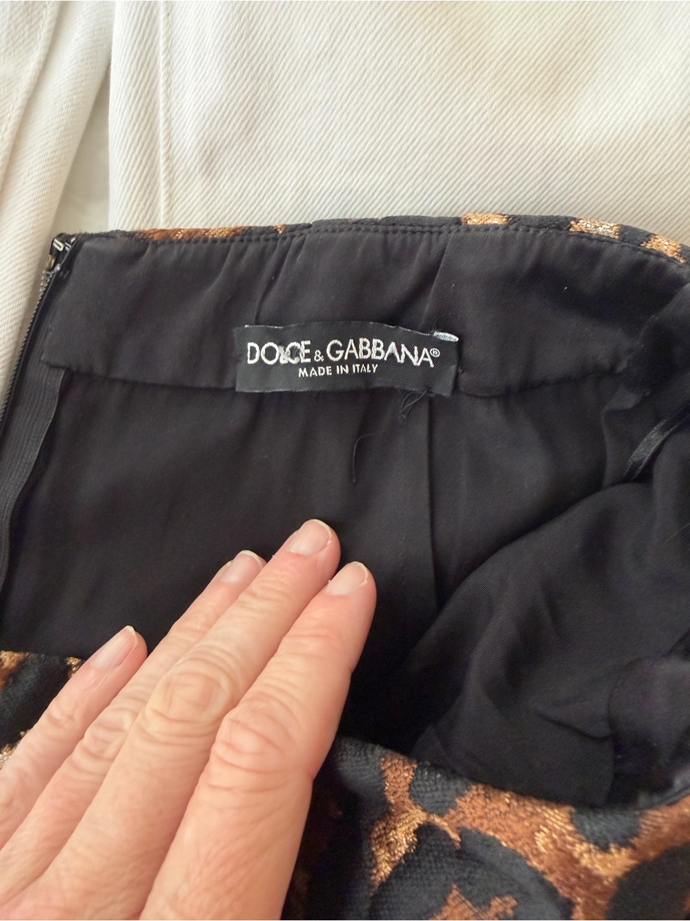 Dolce & Gabbana Leopard Micro Mini Skirt - Picture 5 of 8